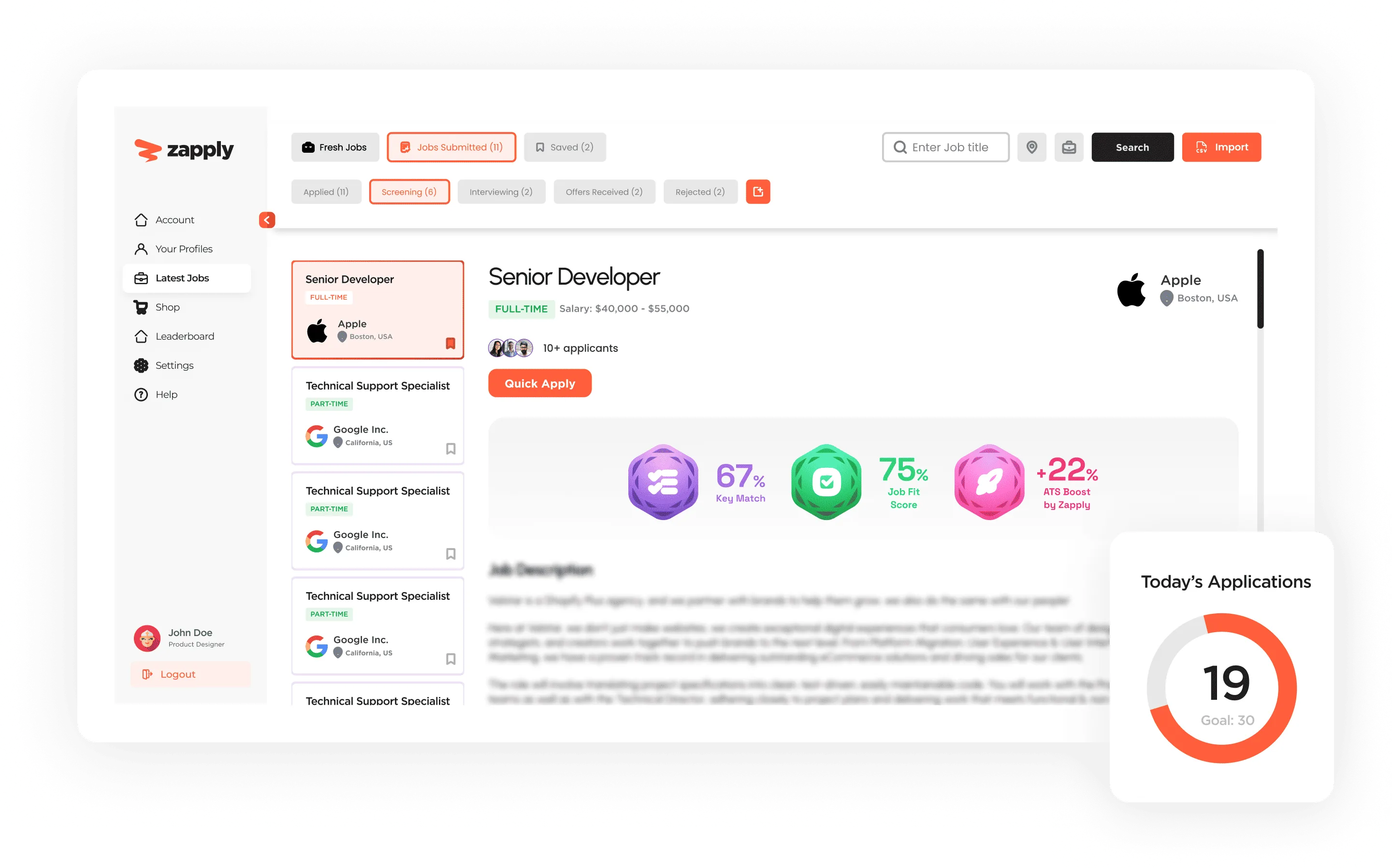 Zapply Handpicked Jobs