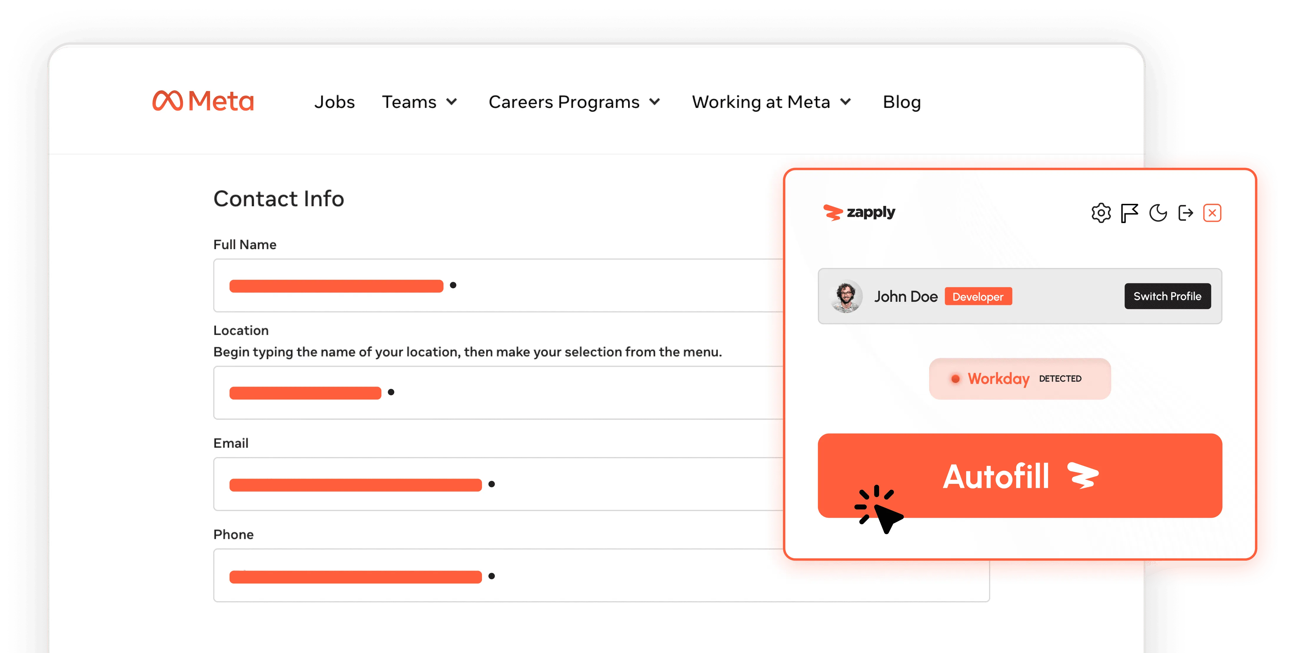 Zapply Meta Application