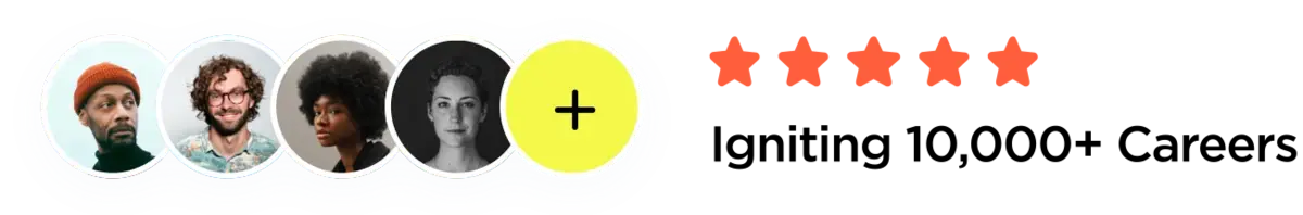 5 stars rating - Igniting 10,000+ Careers